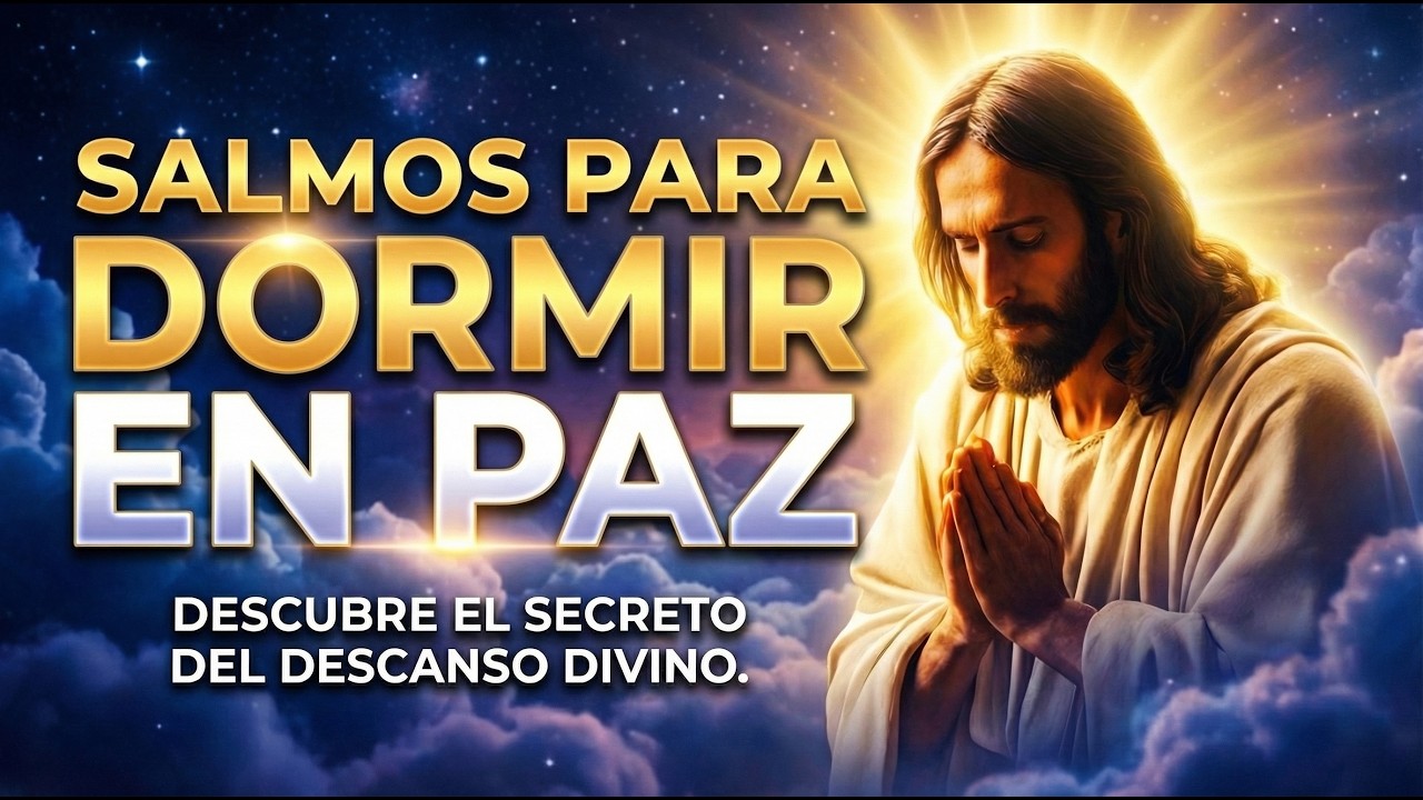 Salmos 91 y 23 para Dormir en Paz 🕊️ Oración de la Noche | Música Relajante