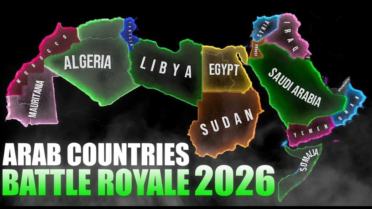 Arab Countries Battle Royale - HOI4 MD Timelapse