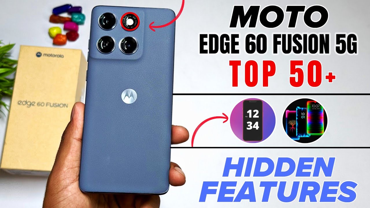 Moto Edge 60 Fusion 5G Top 50++ Hidden Features | Tips And Tricks| Moto Edge 60 Fusion 5G