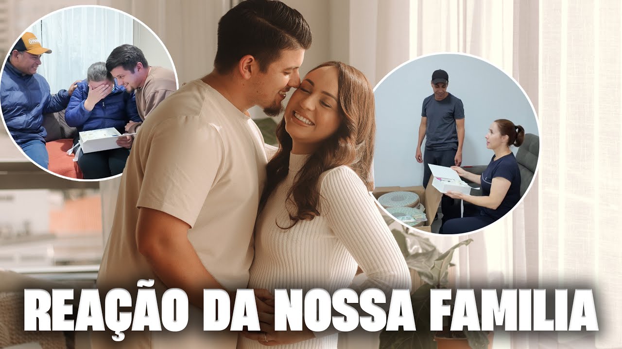 CONTANDO A GRAVIDEZ PARA NOSSA FAMÍLIA | GRAVAMOS A REAÇÃO DELES!