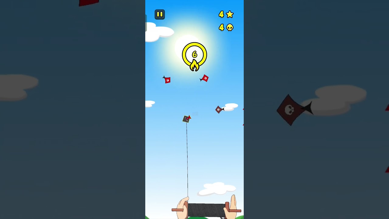 Epic Kite Battles in the Sky! | Intense Kite Fighting Game Gameplay#KiteFighting #MobileGaming