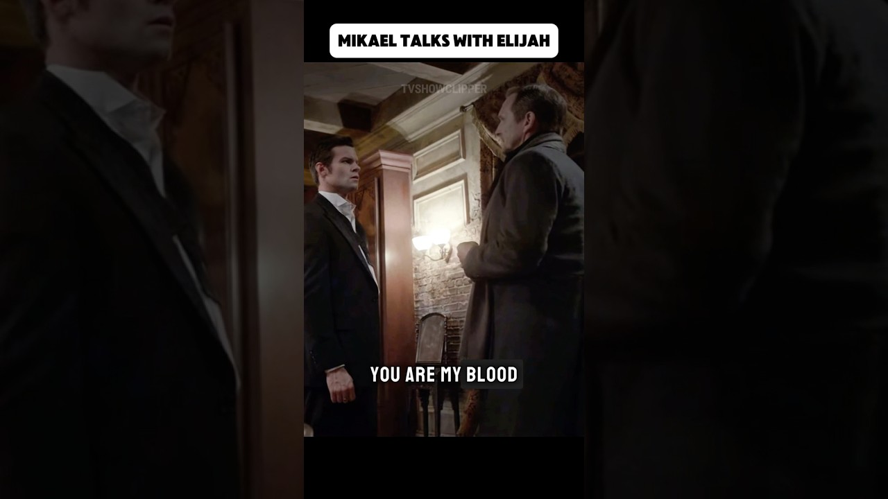 Mikael Talks With Elijah #shorts #thevampirediaries
