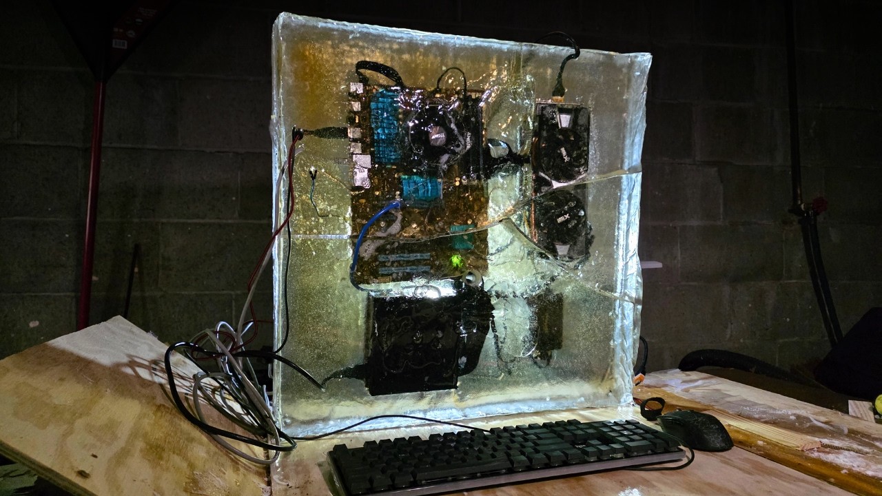 I built a PC with 12 Gallons of Epoxy Resin