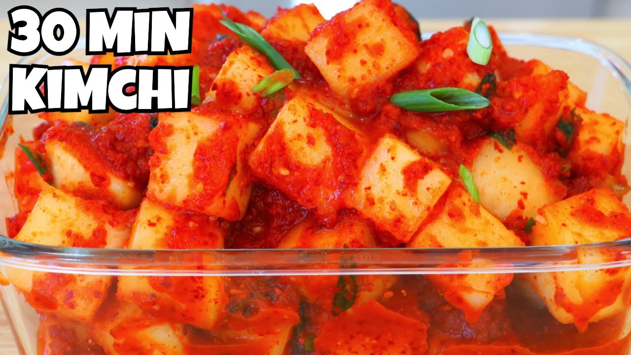 30-Min Korean Cubed Radish Kimchi Recipe&mdash;EASY Step-by-Step!