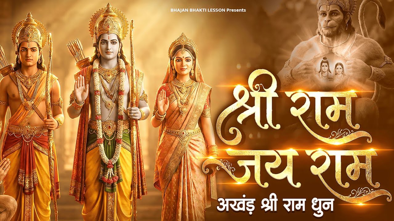 Shri Ram Jai Ram Jai Jai Ram ~ अखंड राम धुन - Best Shri Ram Dhun~ श्री राम जय राम जय जय राम
