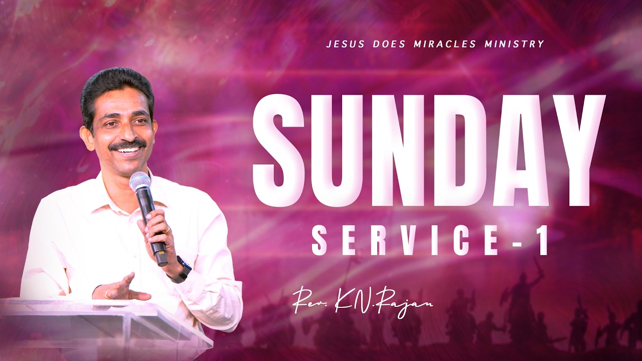 SUNDAY SERVICE - 1 | 08 MARCH 2026 | Rev. KN.RAJAN | JDM CHURCH