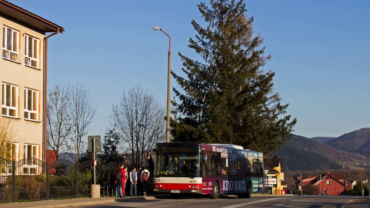 MAN NL263 #123 - MPK Nowy Sącz [Przejazd + Nagranie] ♪ ZF ♪