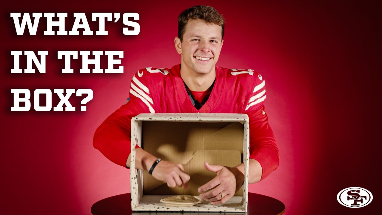 Brock Purdy, George Kittle and More Take On the ‘What’s in the Box?’ Challenge | 49ers