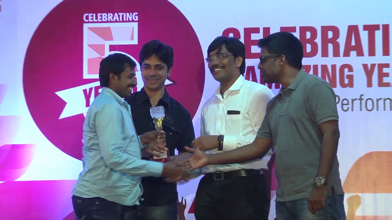 price distributions ceremony for Anniversary Participants   - Ajay Kolla  Director ,Wisdom Jobs