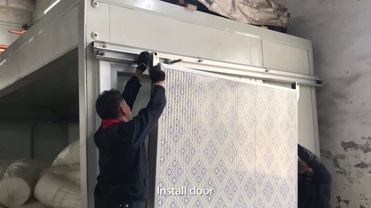 Cold Room Sliding Door Installation
