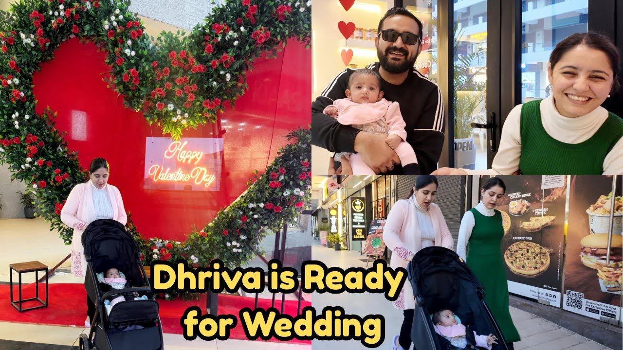 Dhriva Gayi Apni Tai ji Se Milne 🥰 || First Time Stroller Day Out with Dhriva
