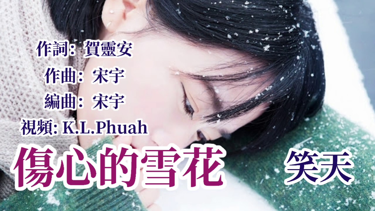 🎼 ❄[ 傷心的雪花 ]❄ 🎼  演唱 : 笑天