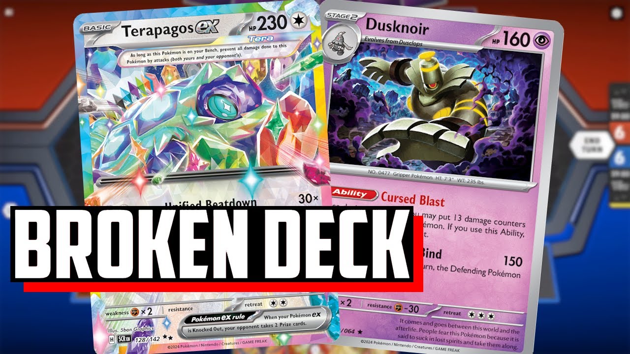 Terapagos ex with Dusknoir is already a BROKEN DECK! And it might not be optimized yet - Pokemon TCG