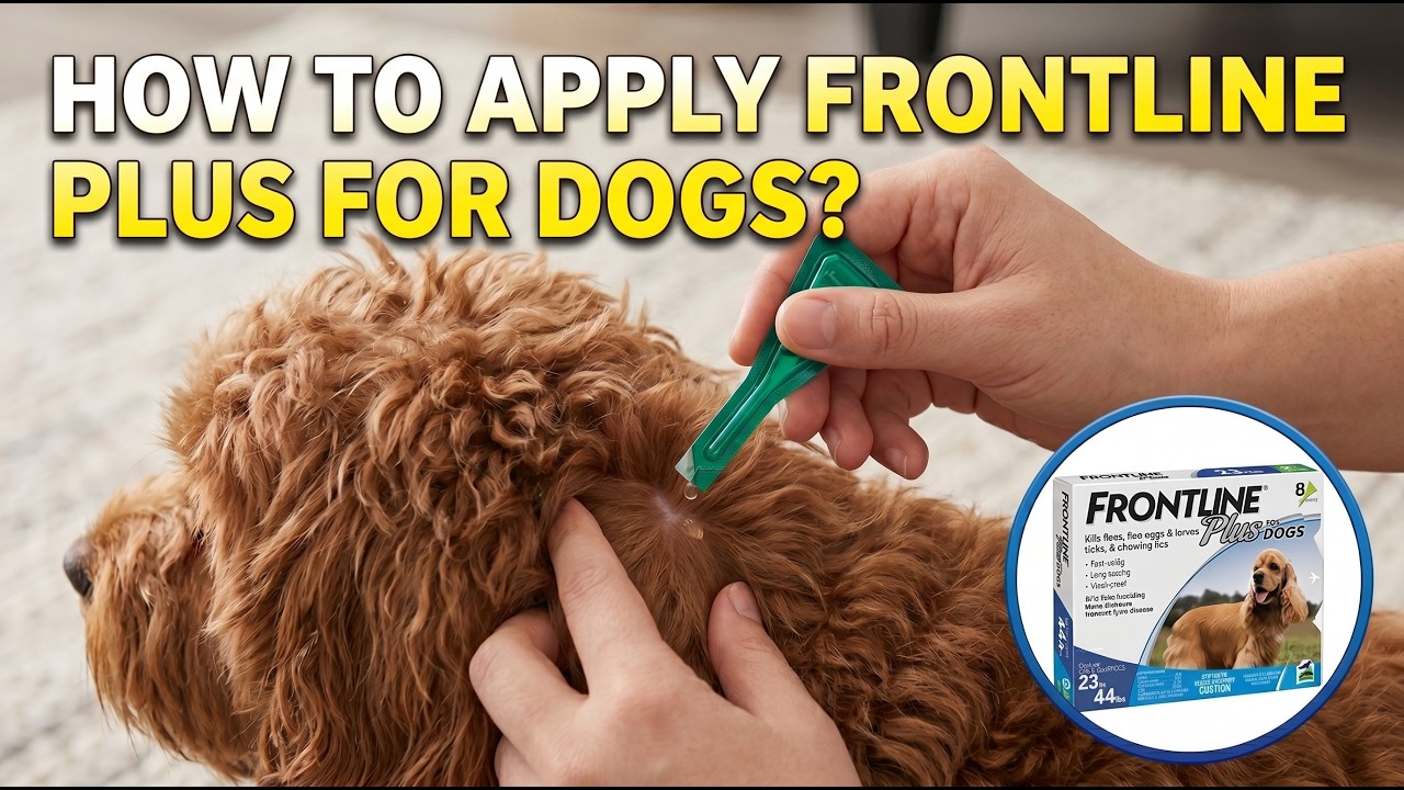How to Apply Frontline Plus Dog's Flea & Tick Treatment