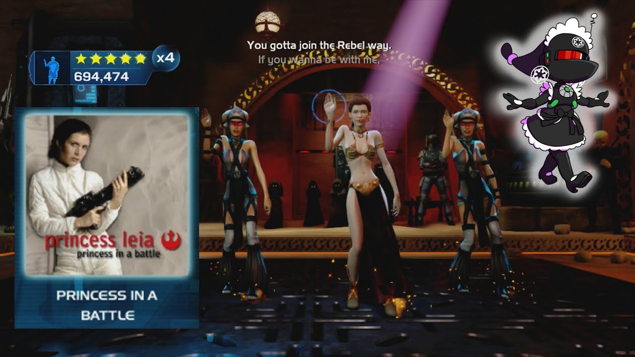 Kinect Star Wars: Galactic Dance Off — Принцесса в битве (расширенная версия) 3/15
