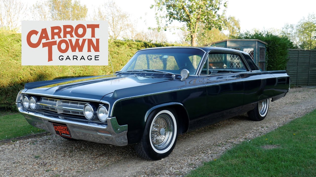 Video Review of 1964 Oldsmobile Ninetey Eight 98 For Sale Carrot Town Garage Cambridge UK