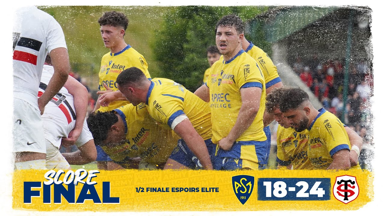 ASM Espoirs : Le résumé de la demi-finale face au Stade Toulousain !