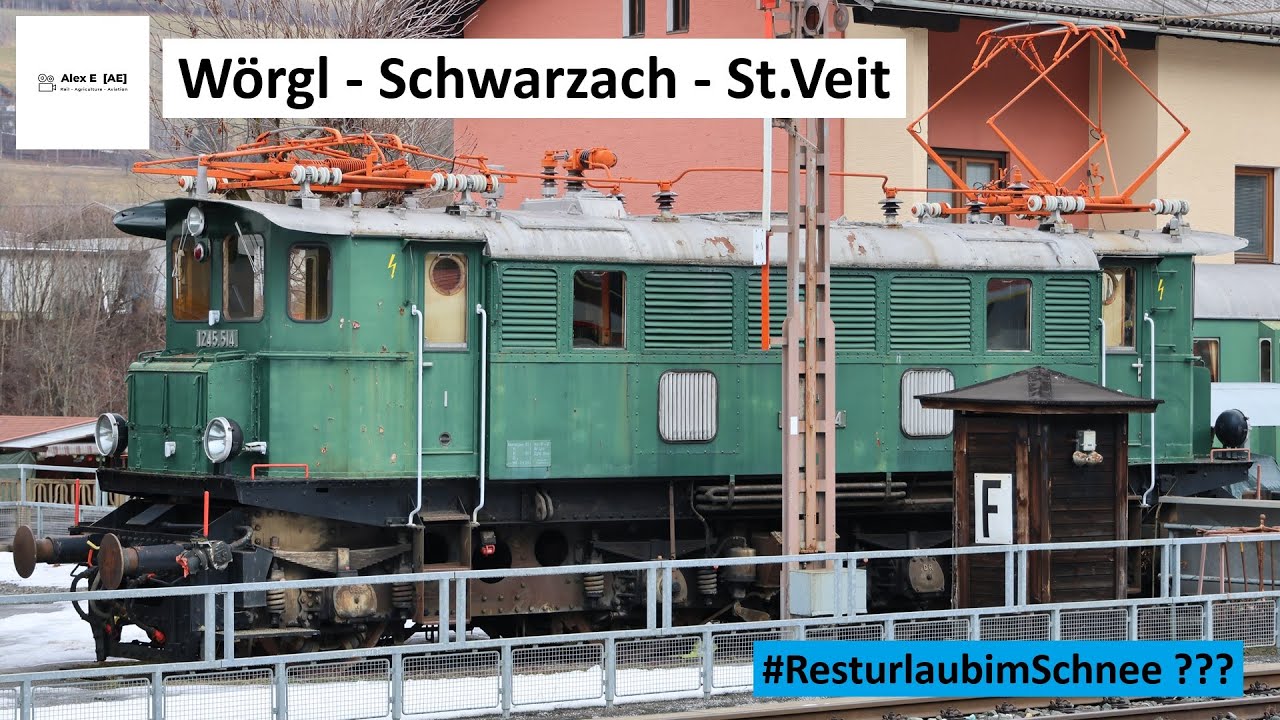 Wörgl - Schwarzach St.Veit - Salzburg | Resturlaub im Schnee |  Eisenbahn Alpen | Teil 2 | Alex E