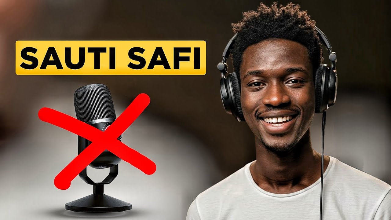 Jinsi Ya Kurecod Sauti Safi Kama Studio Kwa Simu Yako Tu! Bila Mic, Bila kelele