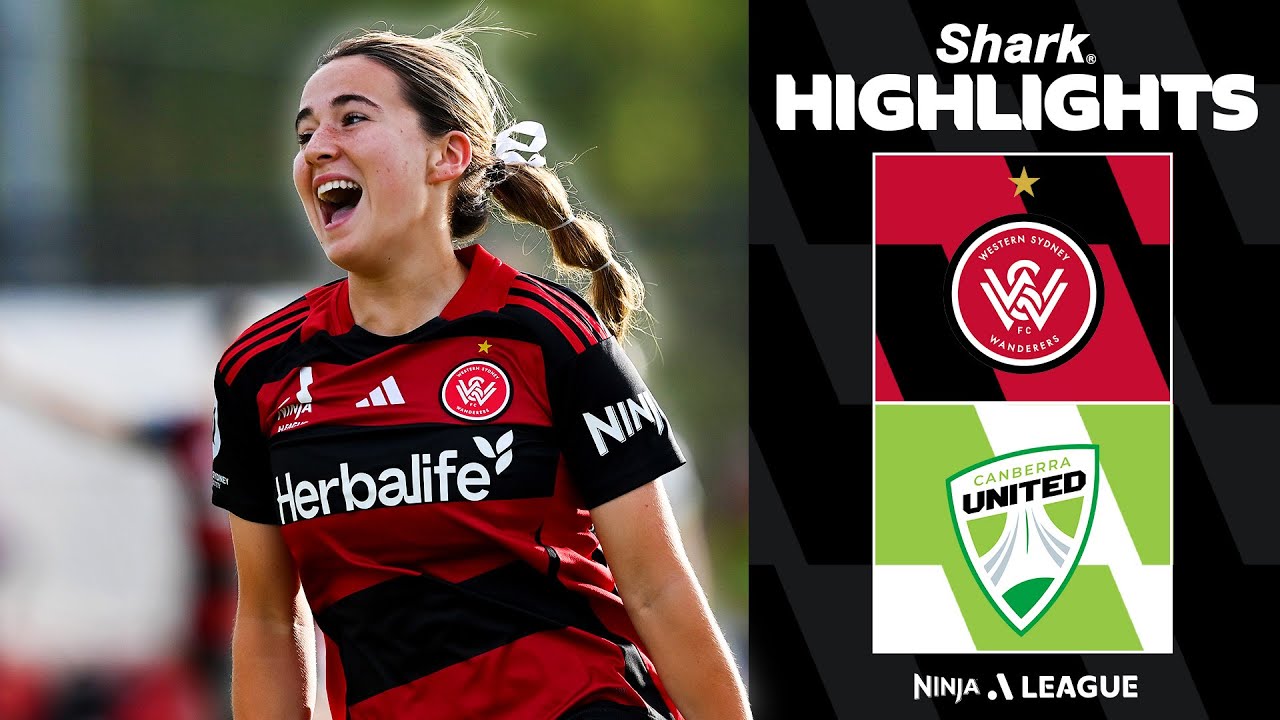 Western Sydney Wanderers v Canberra United | SHARK HIGHLIGHTS | Ninja A-League 2025-26 | Round 11