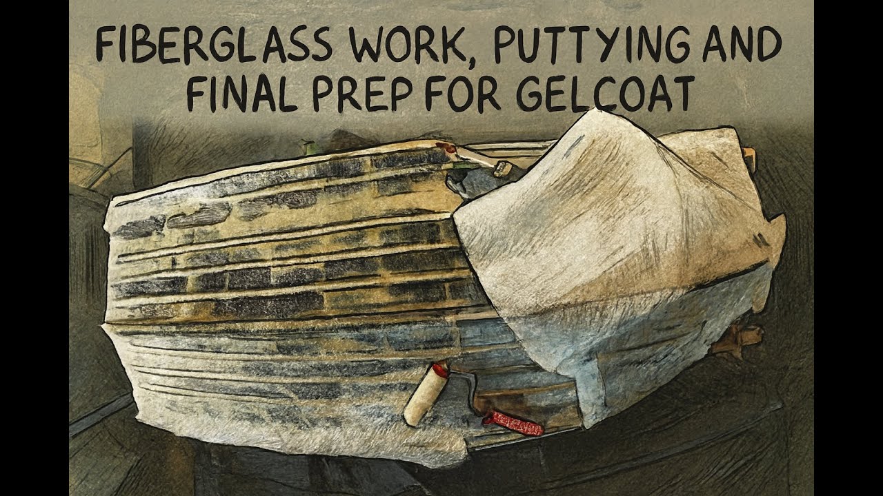 P01E03 Fiberglass work, puttying and final prep for gelcoat/topcoat  | DIY ProjectPart