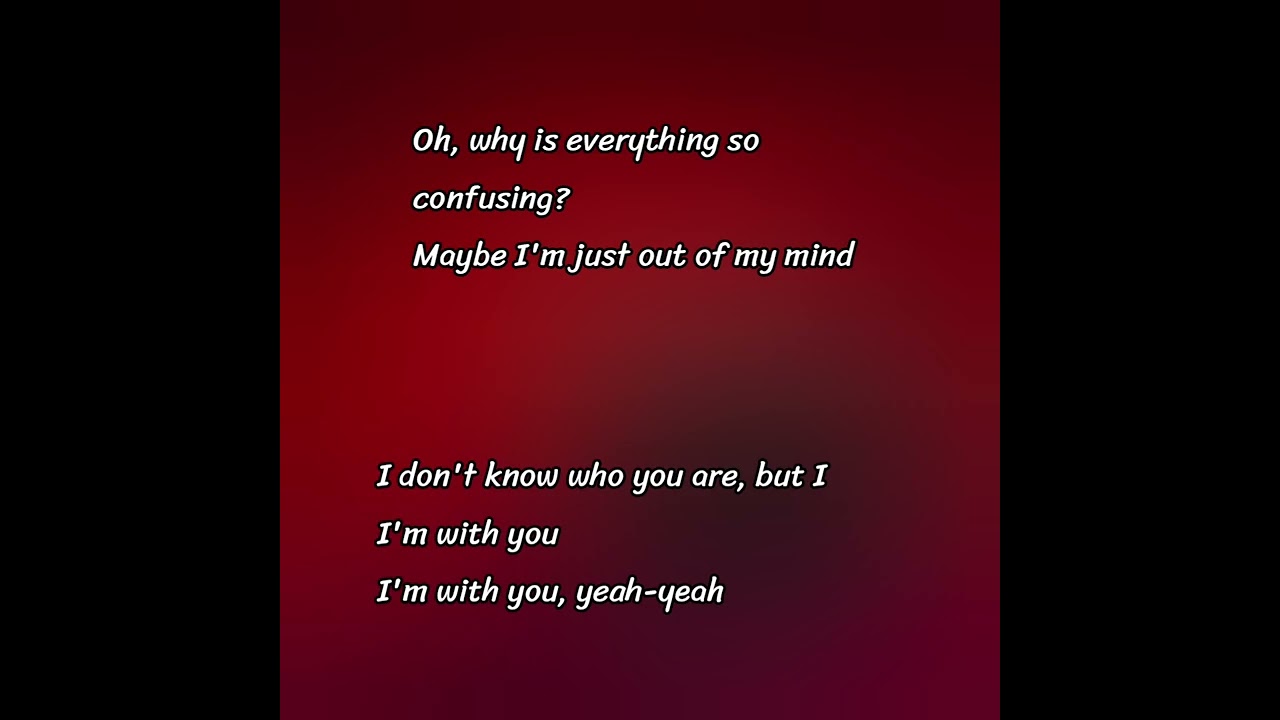 Avril Lavigne - I'm With You (Lyrics)