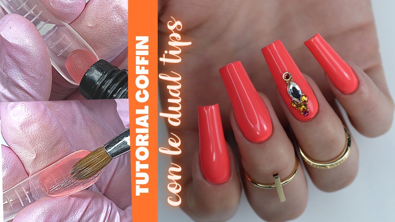 COFFIN SHAPE con il polygel e le dual form 🤫 Il trucchetto che ancora non sapevate 🤫