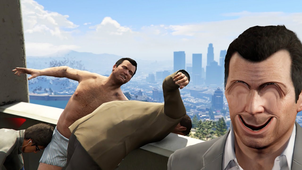 Дэйви! Как дела? В пробке на скорости 9999999! - GTA5