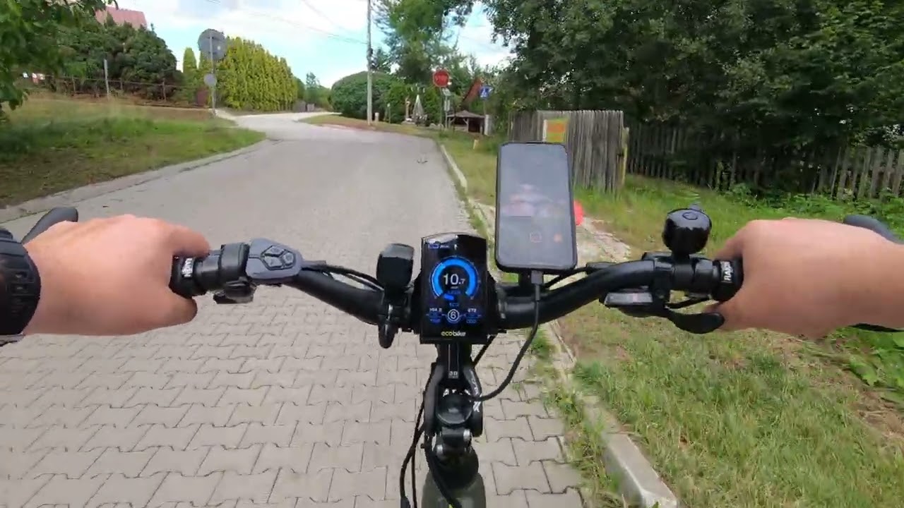 ECObike SX300 - POV, jazda 50 km/h, pogaduchy, test jazdy na samym silniku #ecobike #sx300