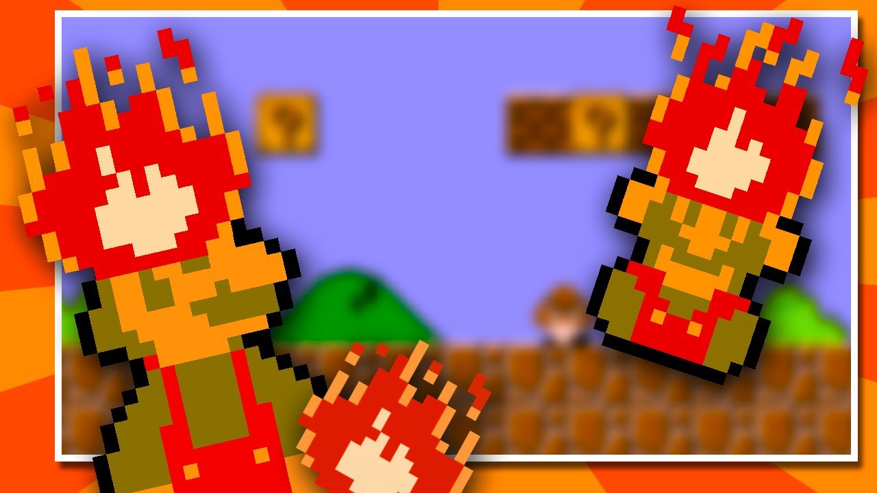 Mario, but he's on FIRE?! (+ other funny Mari0 characters)