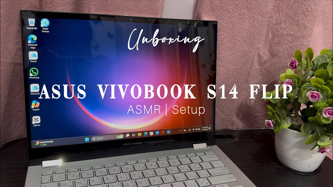 Unboxing ASUS VIVOBOOK S14 FLIP | SimplySadia