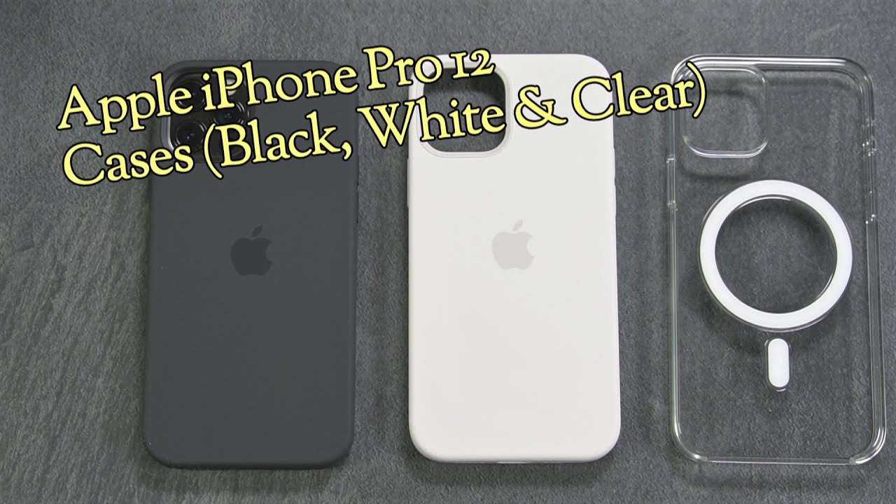 Apple iPhone 12 & 12 Pro Silicon Cases & Clear Case