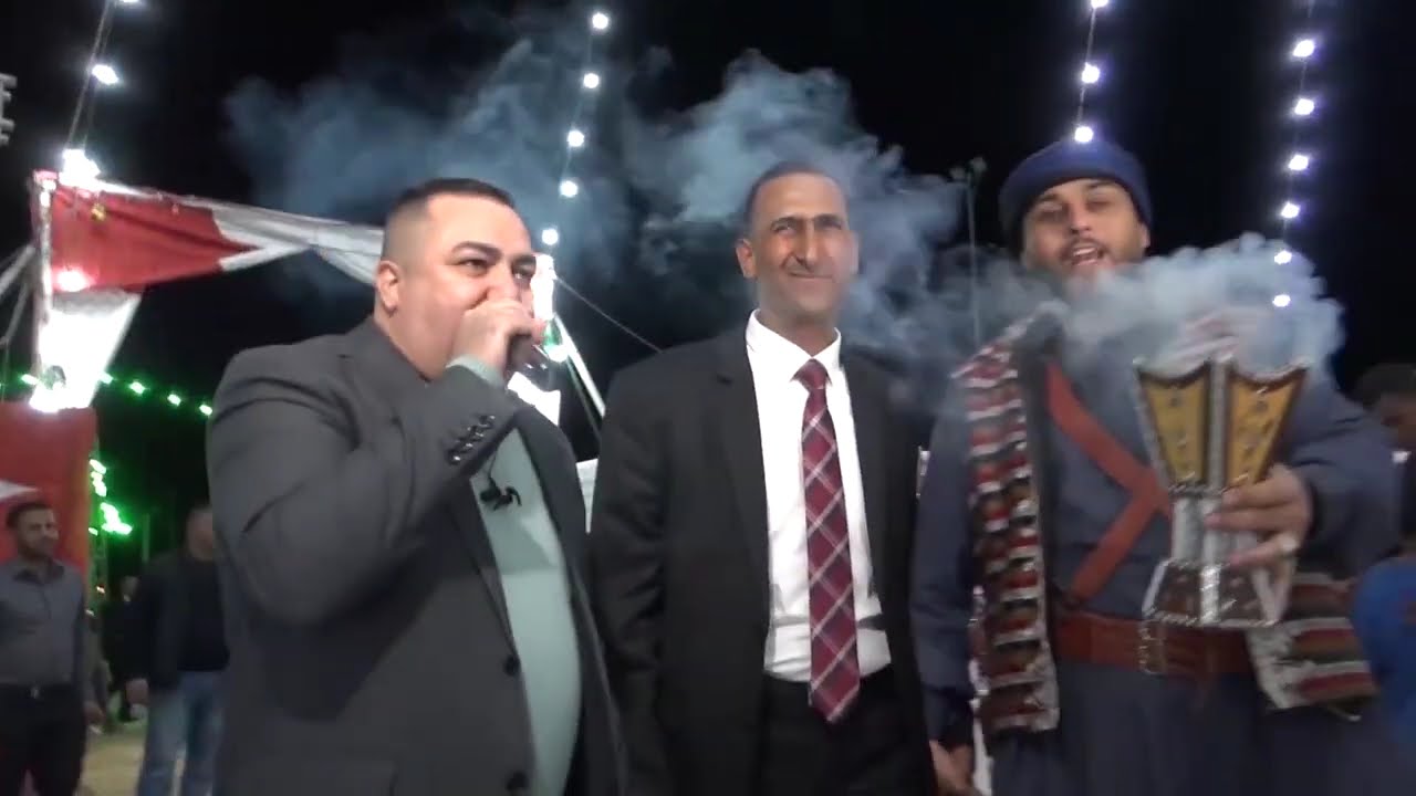افراح ال المصالحه العريس المهندس عمر المصالحه  الفنان فرج قداح  منطقة داميا الجزءالاول