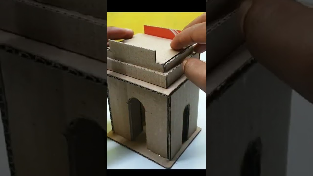 India Gate Cardboard Model | #shorts #cardboardcraft