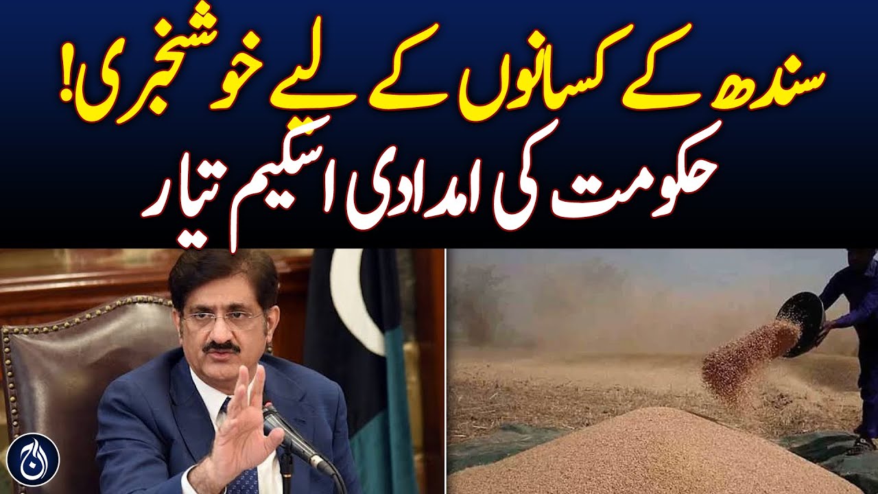 Wheat Support Price | Murad Ali Shah Demand | Sindh Farmers Relief - Pakistan news