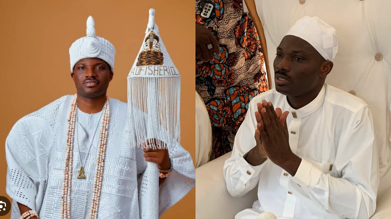 MEET THE YOUNG & HANDSOME KING IN LAGOS OBA OLASUNKANMI LAWAL OF ISHERI KINGDOM HOST RAMADAN LECTURE