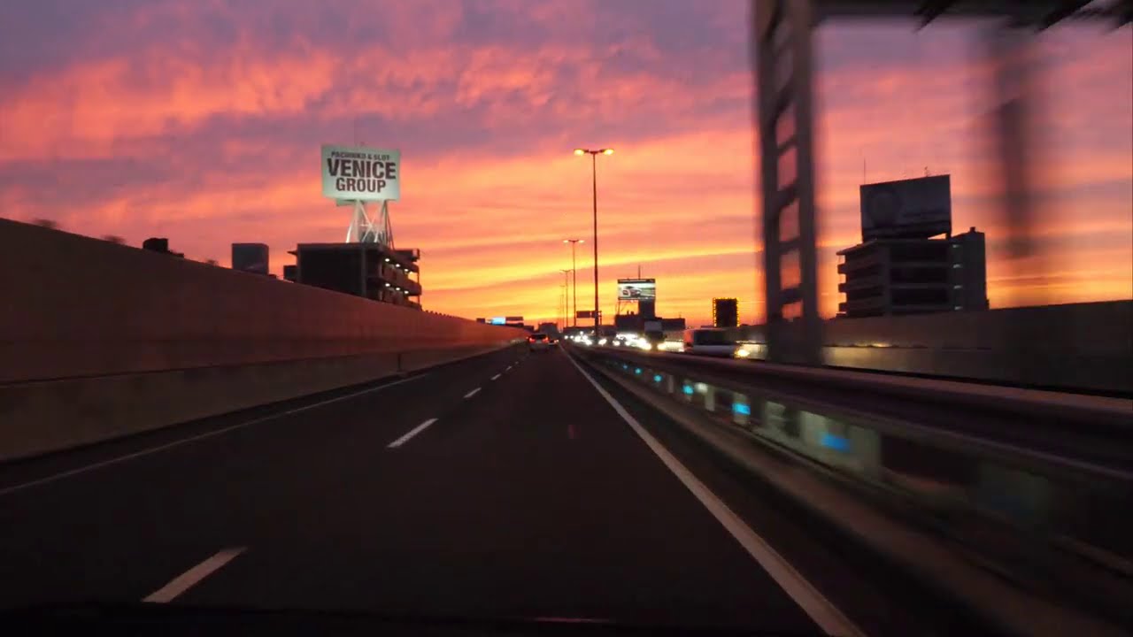 Osaka drive 阪神高速道路 長田IC 梅田IC Music Ver