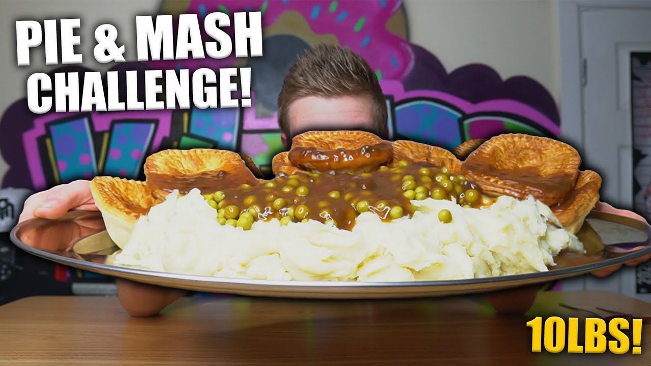 THE GREAT BRITISH (10LBS) PIE & MASH CHALLENGE!