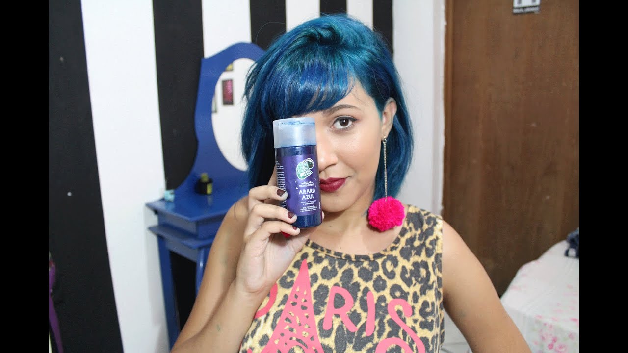 Testando a tinta Kamaleão Color 