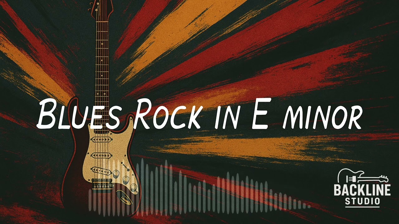 Jam Track 13 - Blues Rock Guitar Backing Track in E Minor
