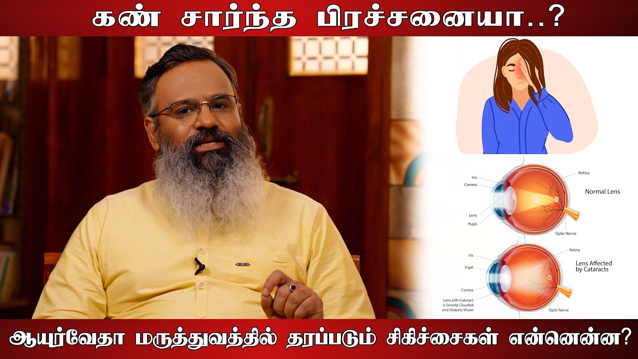 கண் சார்ந்த பிரச்சனைகளை ஆயுர்வேதா முறையில் சரி செய்வது எப்படி? விளக்குகிறார் வெல்னஸ் குருஜி! #eye