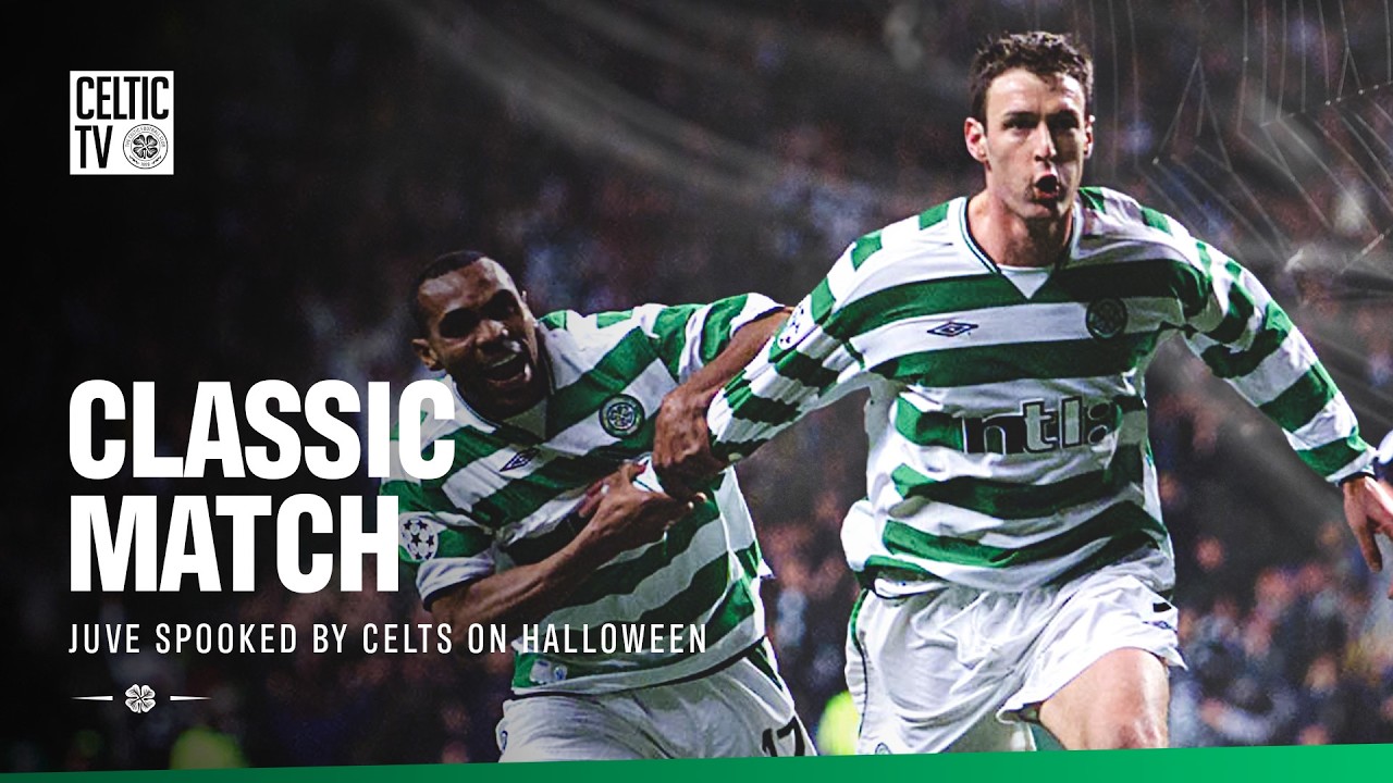Classic Celtic Matches | Celtic 4-3 Juventus | Juve spooked by Celts on Halloween! | 2001 UCL