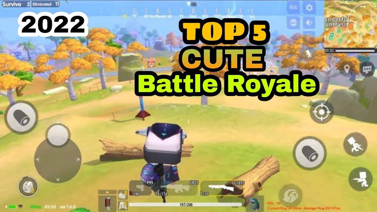 TOP 5 Best Brawl & Cute Battle Royale (2022) Android And IOS Games.