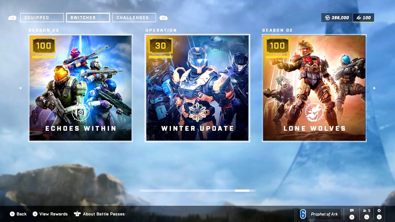 Halo Infinite - Operation: Winter Update Battle Pass Completion