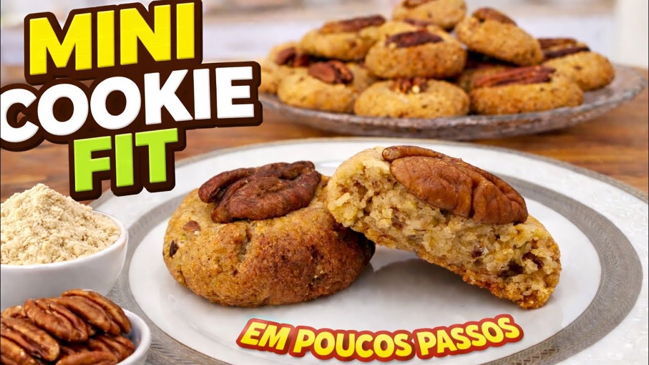 MINI COOKIE DE TAHINE. FIT E FÁCIL.