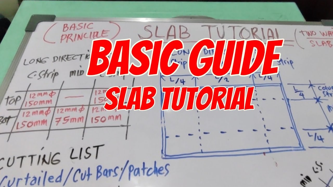 Paano Nga ba Matuto ng Slab Rebar Cutting List