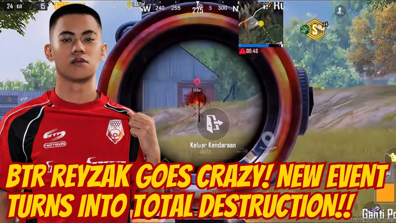 FULL AGGRESSIVE‼️ BTR Reyzak Turns the New Event into Pure Chaos 🥶😱 #pubgmobile 
