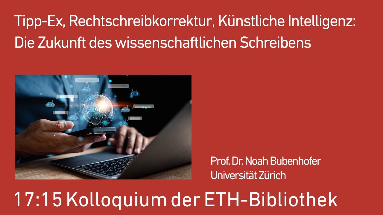 17:15-Kolloquium | Die Zukunft des wissenschaftlichen Schreibens