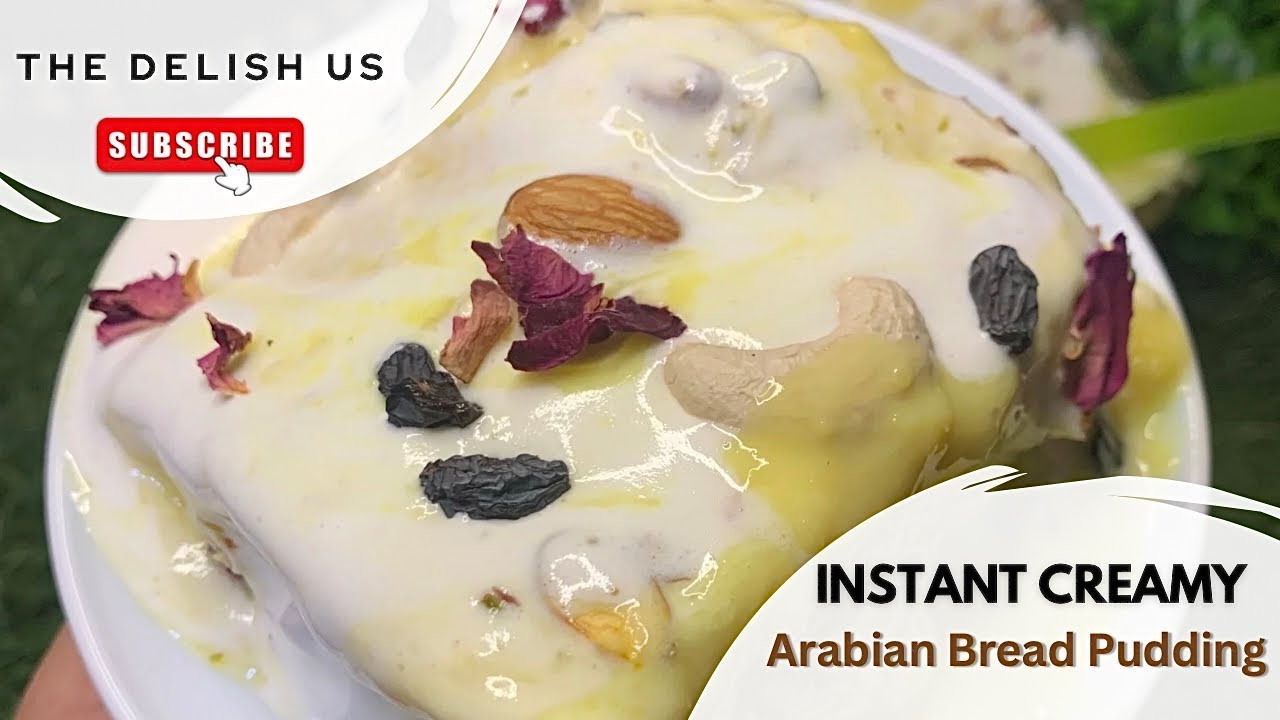 Iftari special Arabian Bread Pudding recipe | creamy sweet dessert #kashmir #iftar #viralvideo #yt