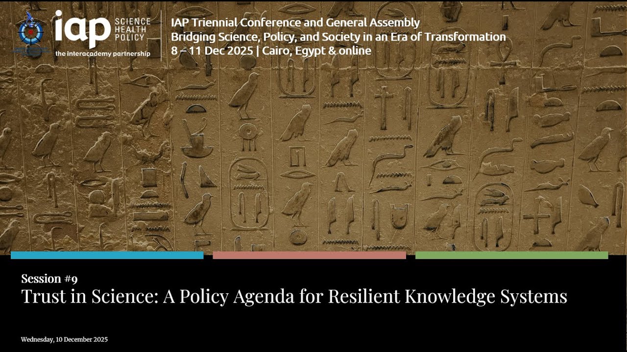 Session 9: Trust in Science: A Policy Agenda for Resilient Knowledge Systems
